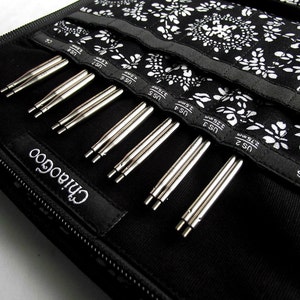 ChiaoGoo TWIST 5 inch Red Lace Small (US 2 - US 8) Interchangeable Knitting Needle Set