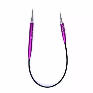 10 inch (25 cm) ZING Asymmetrical KnitPro Circular Knitting Needles