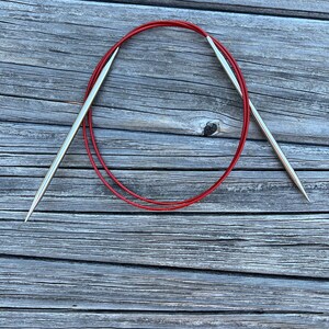 ChiaoGoo 40 Inch Circular Knitting Needles Red Lace 7040 zdjęcie 4