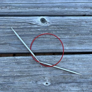 ChiaoGoo 16 Inch Circular Knitting Needles Red Lace 7016 image 7