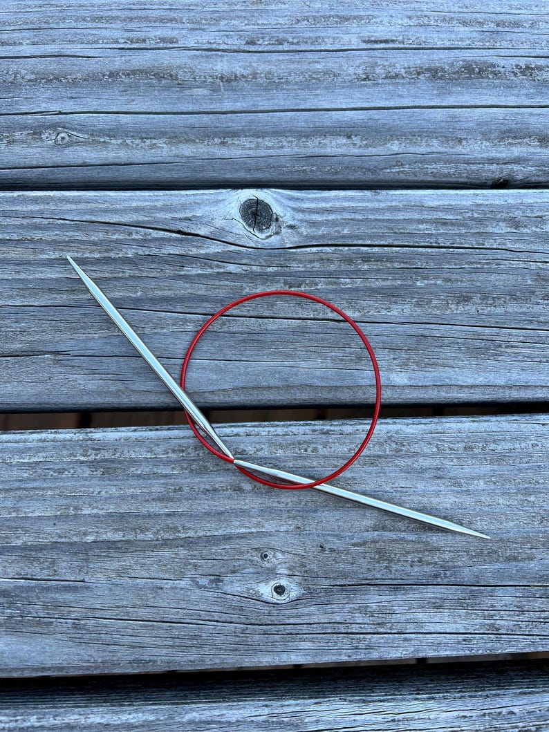ChiaoGoo 16 Inch Circular Knitting Needles Red Lace 7016 image 7