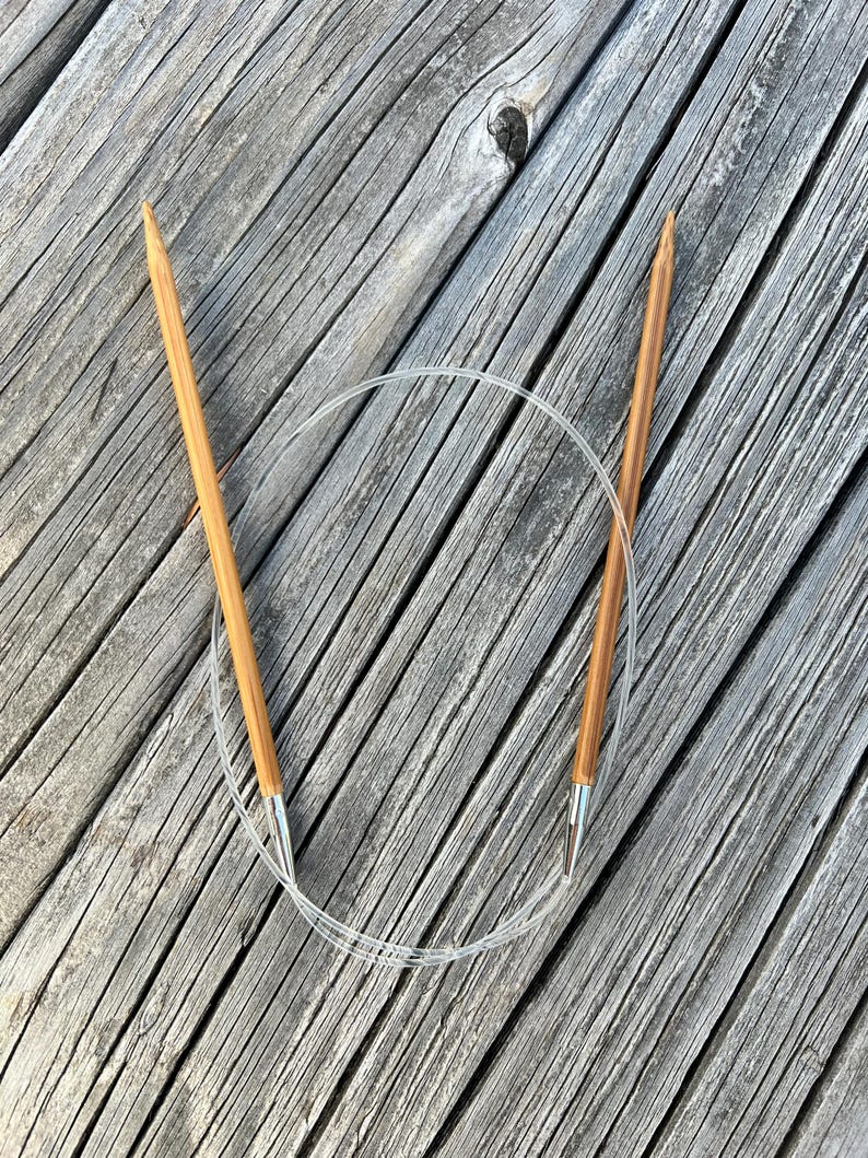 ChiaoGoo 32 Inch Circular Knitting Needles Bamboo 2032 image 6