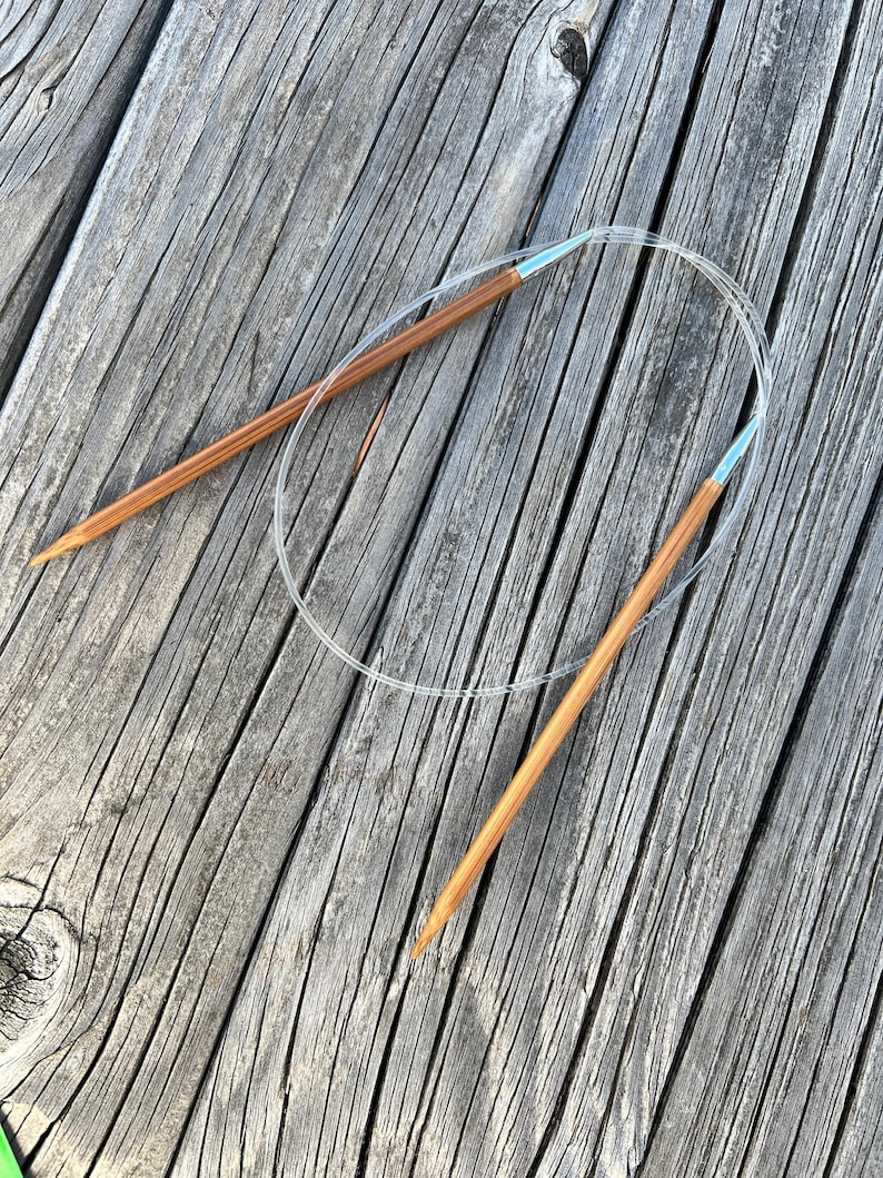 ChiaoGoo 32 Inch Circular Knitting Needles Bamboo 2032 image 2