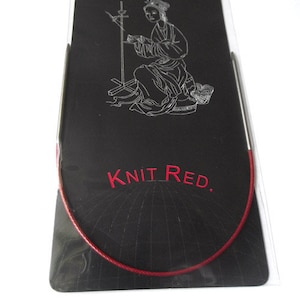 9&quot; (23 cm) ChiaoGoo Regular RED Circular Knitting Needles