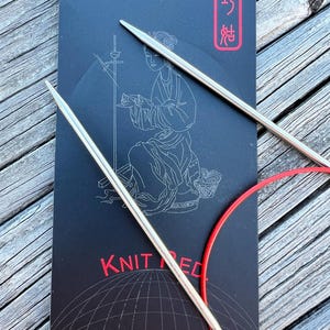 ChiaoGoo 40 Inch Circular Knitting Needles Regular Red 6040