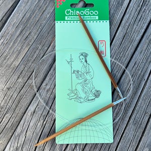 ChiaoGoo 32 Inch Circular Knitting Needles Bamboo 2032 image 9