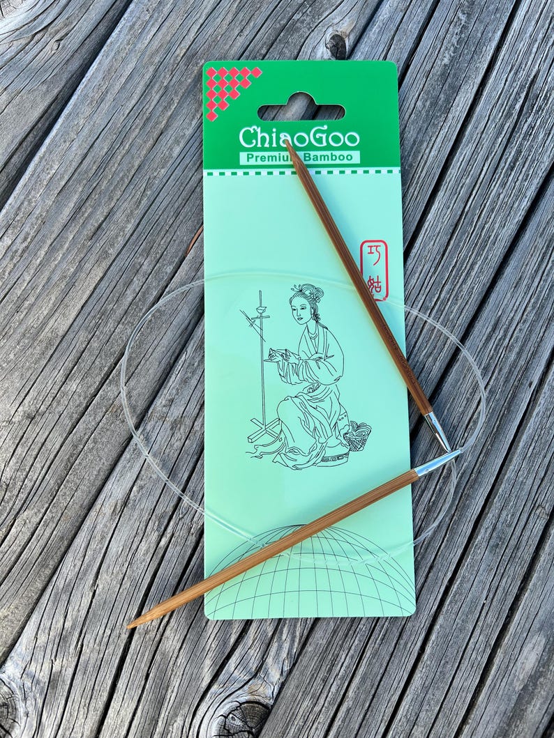 ChiaoGoo 32 Inch Circular Knitting Needles Bamboo 2032 image 9