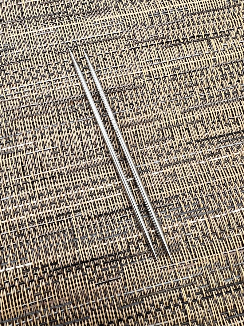 4 Inch Mini Twist Steel Knitting Tips ChiaoGoo image 4
