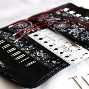 ChiaoGoo TWIST 5 Inch Red Lace Large (US 9 - US 15) Interchangeable Knitting  Set