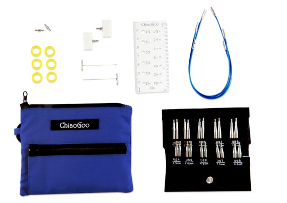 ChiaoGoo Twist Shorties Set (US-4 thru US-8) Interchangeable 