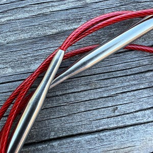 ChiaoGoo 40 Inch Circular Knitting Needles Red Lace 7040 zdjęcie 3