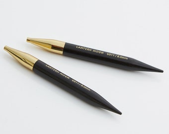 Lantern Moon Short Ebony Knitting Tips Interchangeable