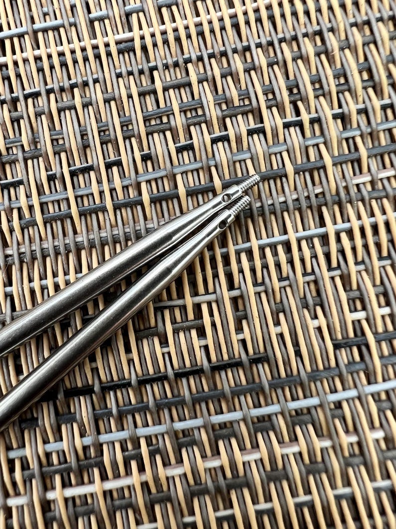4 Inch Mini Twist Steel Knitting Tips ChiaoGoo image 3