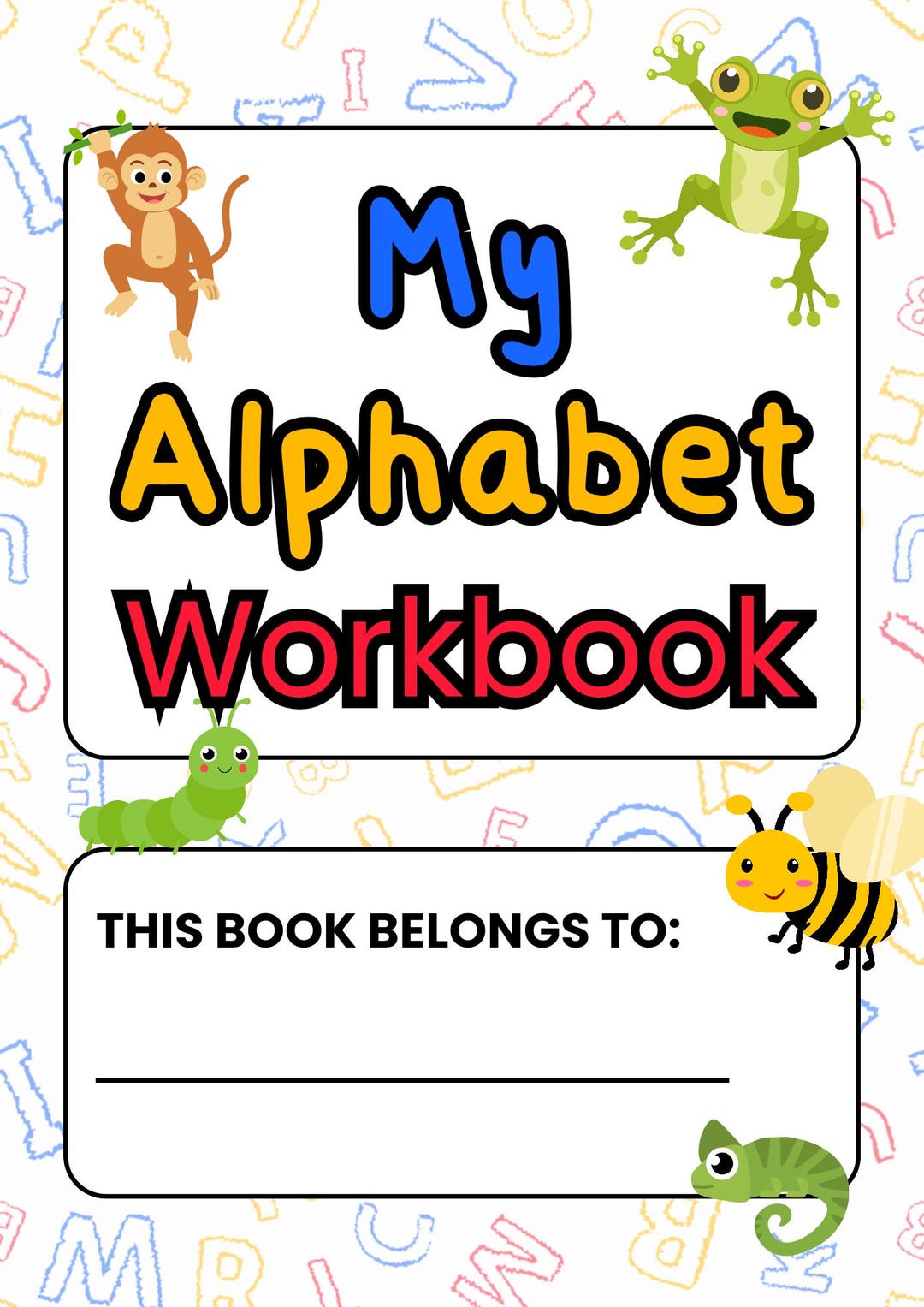 Alphabet Book for Kids | Printable ABC Learning Book | Preschool