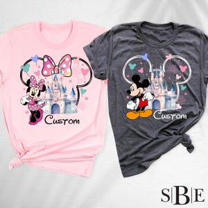 Disney Family Shirt Disneyworld Castle Tee, Cute Disney Girl Tshirt, Disney Women Outfit, Minnie Mouse Shirt, Disneyland Shirt, Mickey Shirt