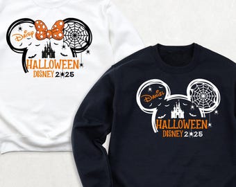Halloween Disney Trip Matching Sweatshirts Family Disney Halloween Sweatshirt Mickey Minnie Halloween Sweat Custom Halloween Disney Crewneck
