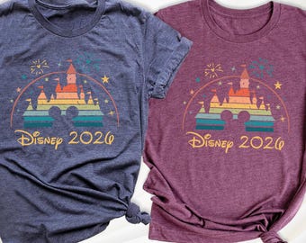 Disney 2026 Family Vacation Shirt Disneyland Matching Trip Shirts Disney Castle Tshirt, Disneyworld Custom Shirt, 2026 Group Disney Tee