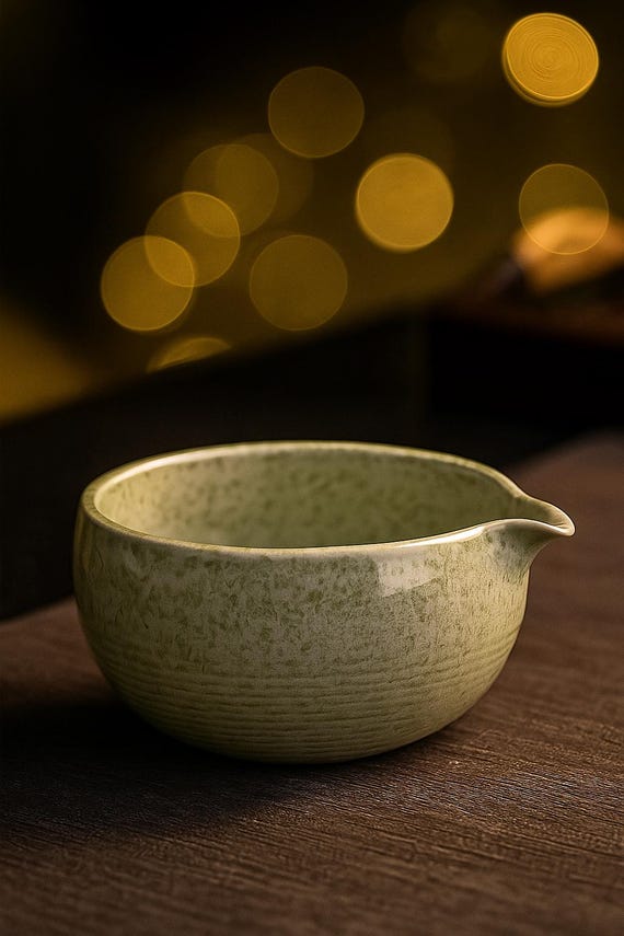 Ceramic Matcha Bowl: Traditional Tea Ceremony Cup, Zen Gift