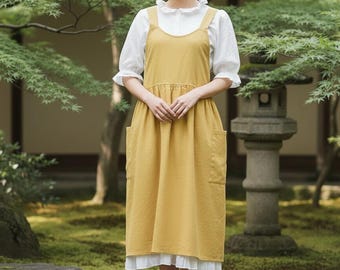 Schürze im japanischen Stil: Vintage Schürze, Küchenschürze