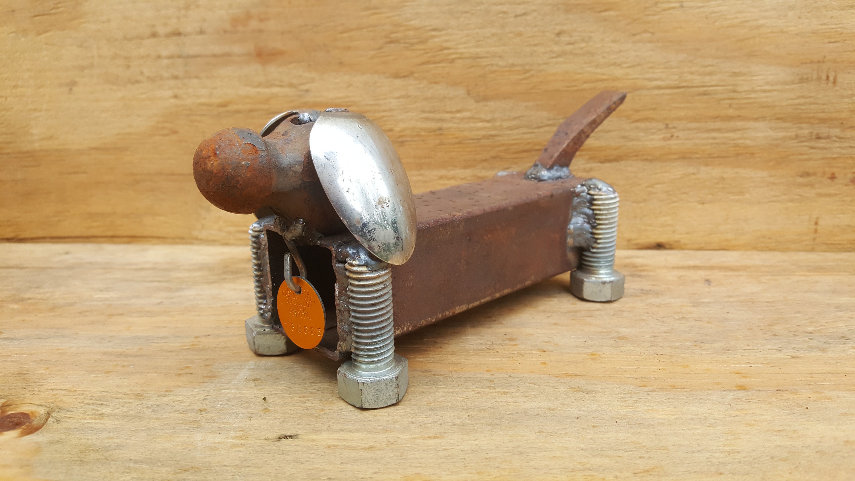 Dachshund Escultura Escultura de perro de metal de chatarra Etsy