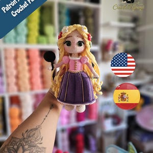 Amigurumi Pattern - Rapunzel (PDF Pattern in Spanish and English)