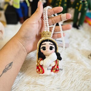 PDF PATTERN - Virgin of Chapi - 9cm Car Hanger - Digital