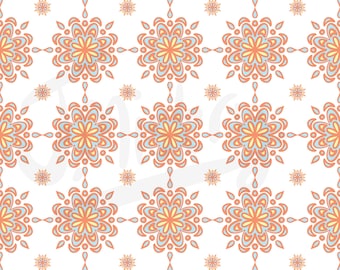 Geometrische Blume Muster: Stoff, Becher, Tapete (Digitale Datei)