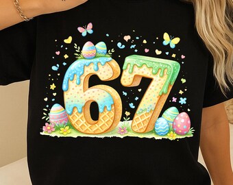 Pascua 67 PNG, Diseño de goteo en tonos pastel, Cumpleaños de primavera (Descarga digital)