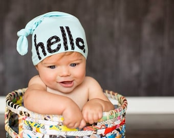 Jack Hat, personalized beanie, name hat, knot beanie, newborn hat, newborn photo prop, custom hat, baby shower gift, baby boy hat