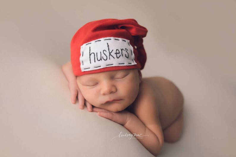 YOU CHOOSE COLOR: Name hat, personalized hat, knot beanie, photography prop, birth announcement, knots, hospital hat, photo prop image 4