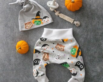 READY TO SHIP, Halloween set, newborn hat