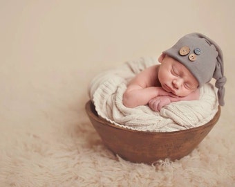 Surprise beanie, grab bag, newborn hat, newborn prop, photography prop