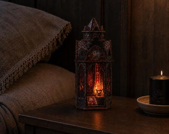 Dragon Castle Book Nook Kit, Gothic DIY Bookshelf Insert, Fantasy Tower Bookend, Dark Academia Library Decor