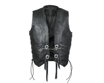 特売激安 burny saddle leather-vest concho バーニー 【公式通販】