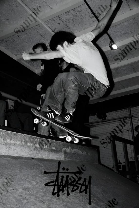 90s y2k stussy street skater supreme 黒白 Pin by lois on final major project | Skateboard photography