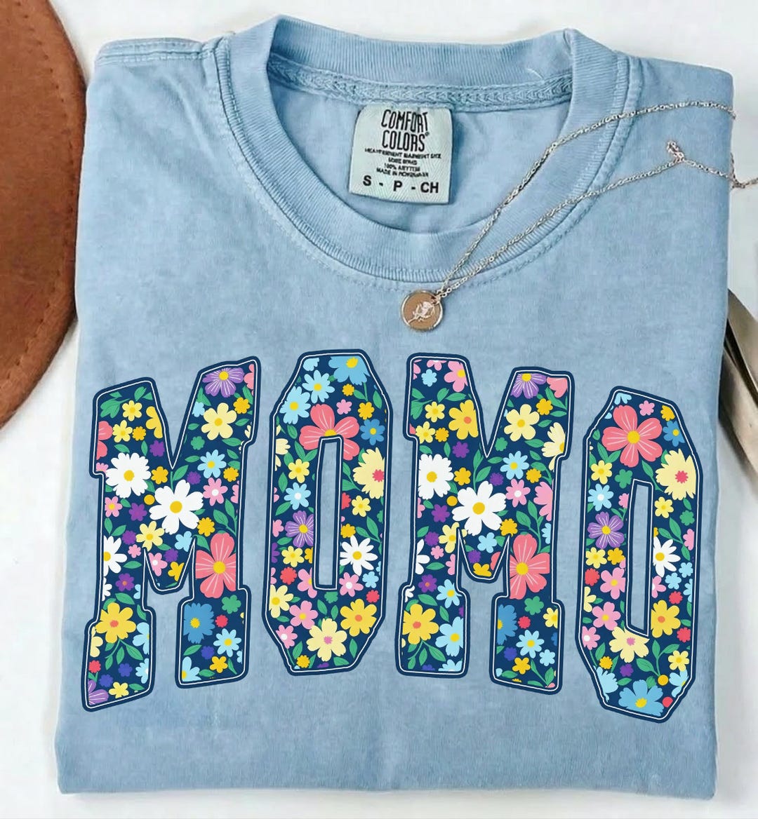 Floral Momo PNG, Floral Spring Momo Design for Shirt, Colorful Flower ...