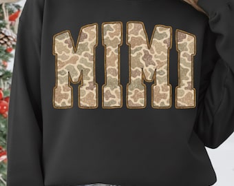 Mimi Camo PNG, Grandma Shirt Design, Digital Download File, Sublimation Graphic, Trendy Mimi Apparel