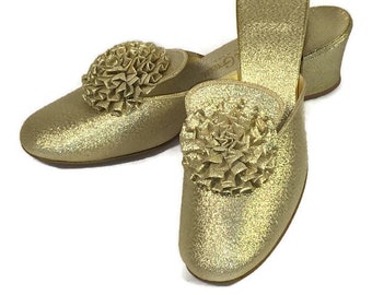 rose gold house slippers