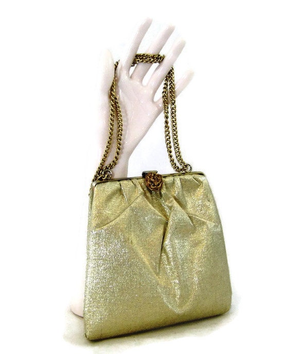 gold cocktail purse