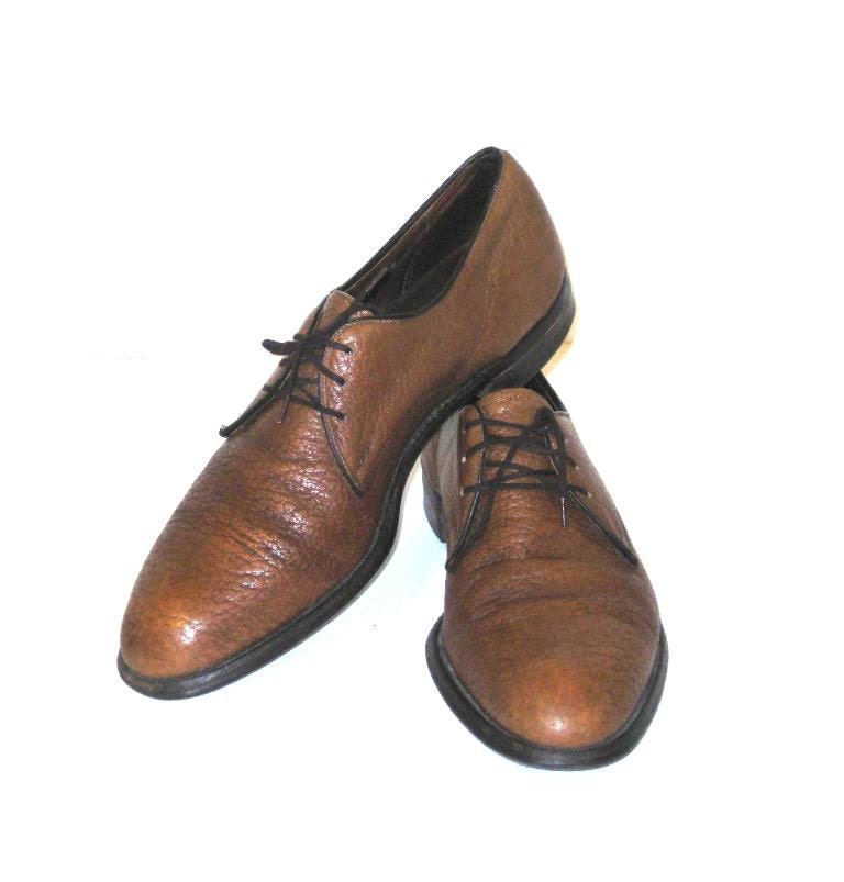 60s Mens Shoe Steel Toe Shoe Water Bison Shoe Exotic