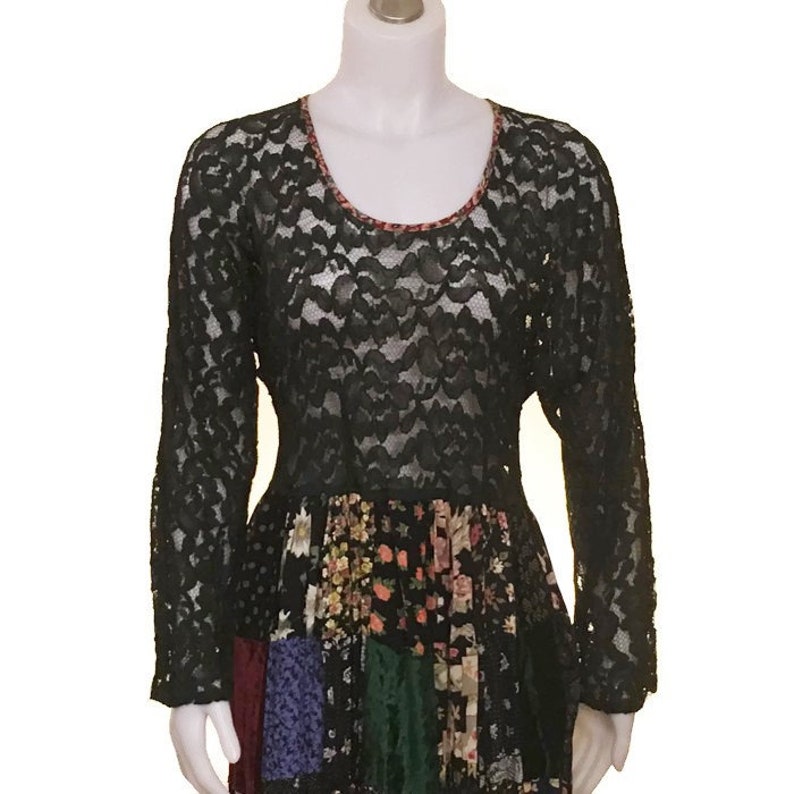 Vintage Lace Patchwork Dress