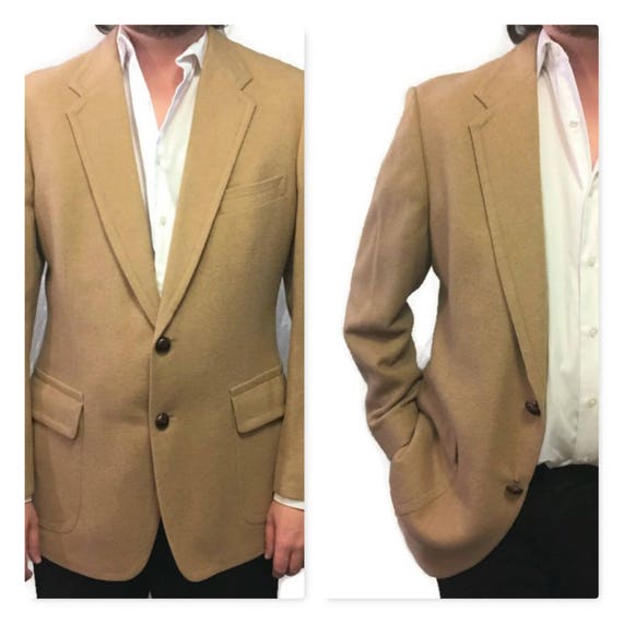 Mens camel sport jacket hot sale