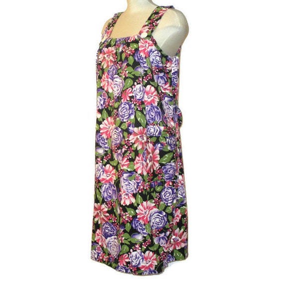 60s Floral Sundress, Vintage 1960s Summer Dress - image 8