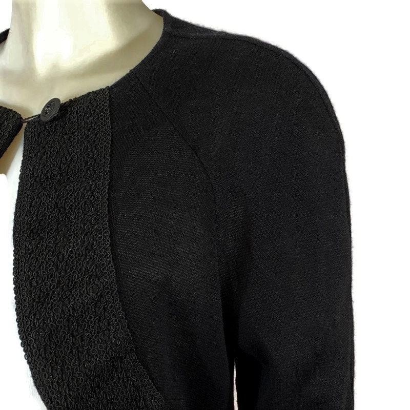 Vintage 80s Black Le Chateau Bolero 1980s Crop Jacket - Etsy Canada