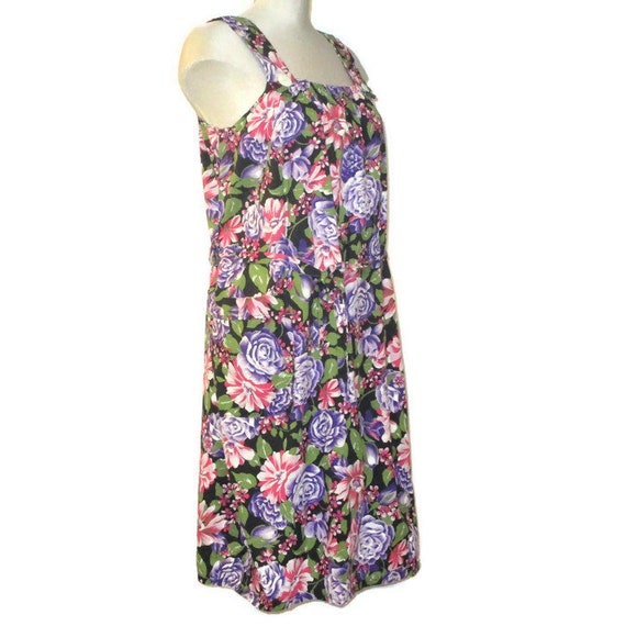 60s Floral Sundress, Vintage 1960s Summer Dress - image 2