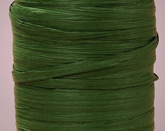 Green Raffia Ribbon | Etsy