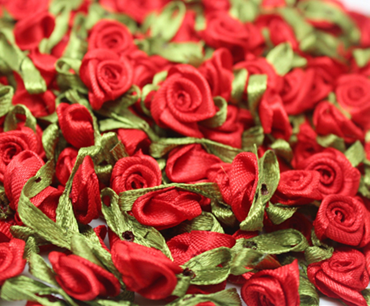 Silk Ribbon Roses. Flower Box. Satin Roses. Eternity Rose