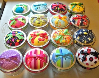 Mason Jar Pin Cushion Sewing Kits-Group #2 (NO FREE SHIPPING on sewing kits)