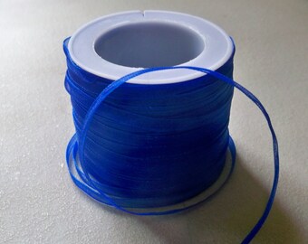 Royal Blue Organza Ribbon-1/8"-10 YDS