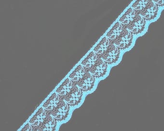 Light Blue lace - 20mm (7/8") - 3 YDS #L20-05